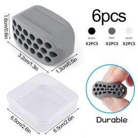 Jawline Trainer, 6 Pieces Jaw Training Device, Jaw Muscles, Face, Chewing the Neck, for Strengthening and Tightening the Jaw and Neck Line