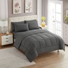 Sweet Home Collection 5 Piece Comforter Set Bag Solid Color
