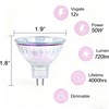 GMY MR16 Halogen Light Bulb 50W 12V GU5.3 Base, 720