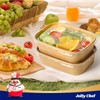 JOLLY CHEF 50 Pack Paper Food Containers with Lids, 19