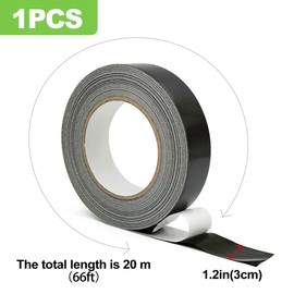 CeroDimo 1 Pcs Blackout Tape 1.2 Inch x 66 Feet, 100% Light Blocking for Electronics, LED Covers, Windows, Aquariums, and More