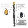 Multi-Material Drill Bit Diameter 6,8,10 mm - Professional Drill Set