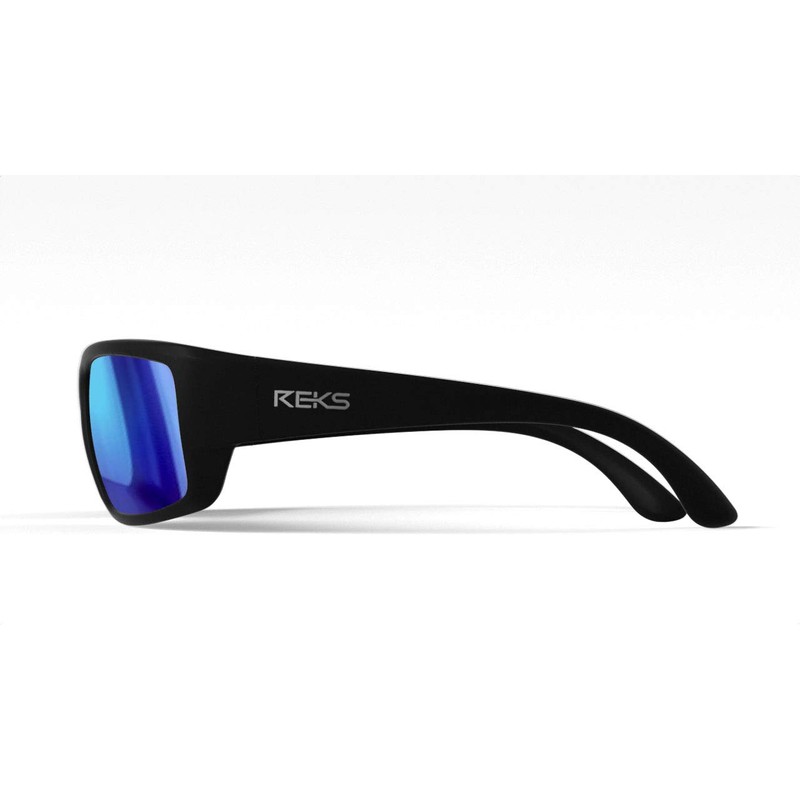 REKS - anteojos de sol envolventes - Marco irrompible, Azul