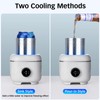 WISFISSH Cooling Cup with Mood Light,Beverage Cooler with Insulated Cover,