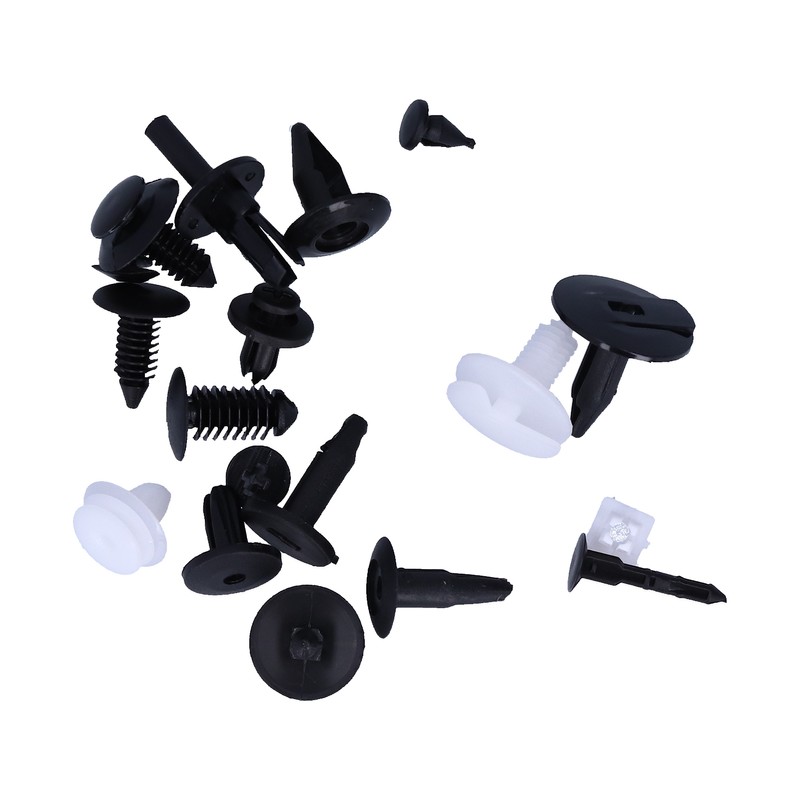 415pcs Car Retainer Clips Auto Plastic Fasteners 18 Kinds Push
