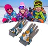1 Pair Children Warm Gloves Windproof Waterproof Thicken for Winter