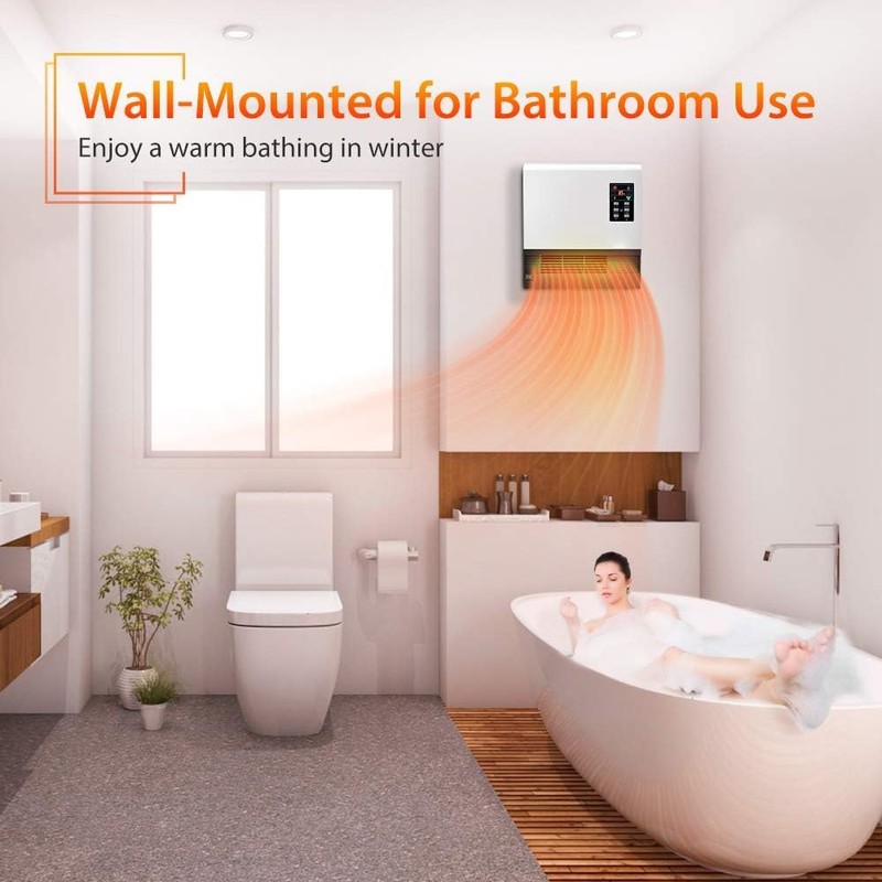 Airchoice Electric Heater, 1500W Space Heater, Wall Mounted Room Heater