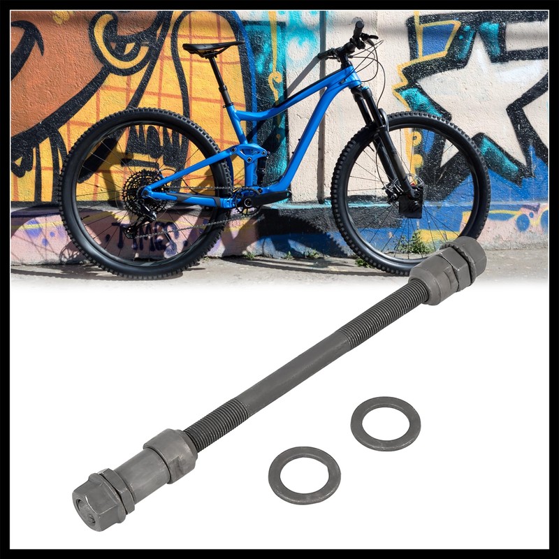 Hihaha 1 Pcs 9.5mm Wheel Hub Axle Rear Axle Solid