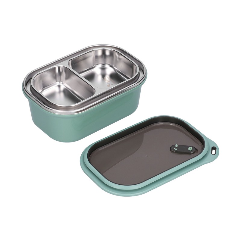 1.2L Stainless Steel Bento Box Doublelayer LeakProof Sealed Food Container