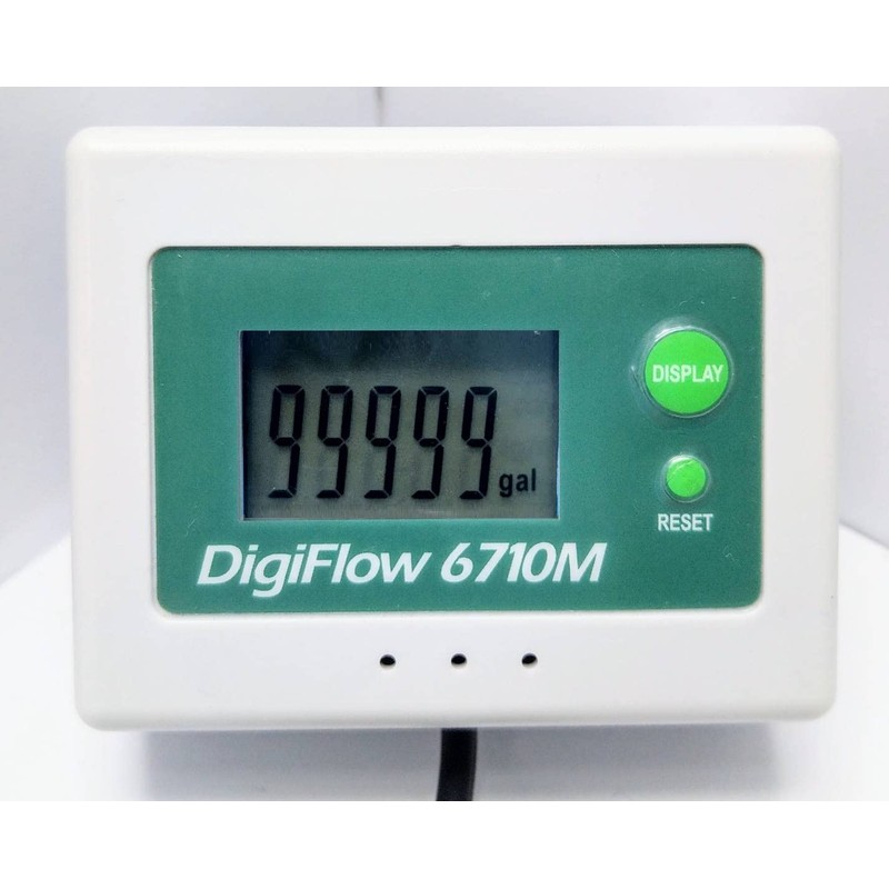 Savant Flow Totalizer and Flow Rate Meter 3/4" NPT for