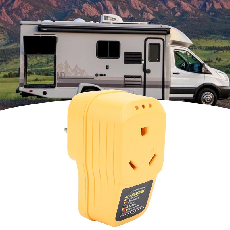 RV Surge Protector 30Amp Male to 30 Amp Female Adapter