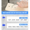 URASISTO 120-pieces Magnetic Screwdrivers Sets Includes Sockets, Slotted, Phillips, Hex,