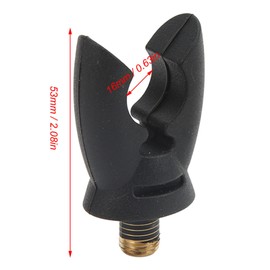 VBESTLIFE 5Pcs Carp Fishing Rod Rest Head, Non Slip Silicone Fishing Pole Grip Holder Bracket for Sea Fishing