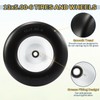 13x5.00-6 Flat Free Lawn Mower Tire, 13x5-6 Zero Turn Mower