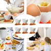 Esshogo Set of 6 Egg Cups and One Egg Opener,