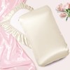Manyshofu Satin Pillowcases for Hair Protection - 1Pcs Beige Pillow