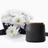 NS Online Black Small urn Ashes Keepsake - Decorative Ceramic