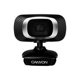 CANYON CWC3 3 MPIXELS USB 2.0 Camera with Microphone Black