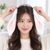 Plush Bunny Ears Hairband for Cosplay & Parties – Soft