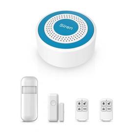 Smart Home Alarm System,Smart Life & Tuya App ControlWiFi/4G 120dB Alarm System,Window Sensors for Security with Real-Time NO Monthly,Fees Long Battery Life,Alert Easy to Install