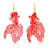 WUWEIJIAJIA Bohemian Lightweight Hollow Goldfish Dangle Drop Earrings Unique Long