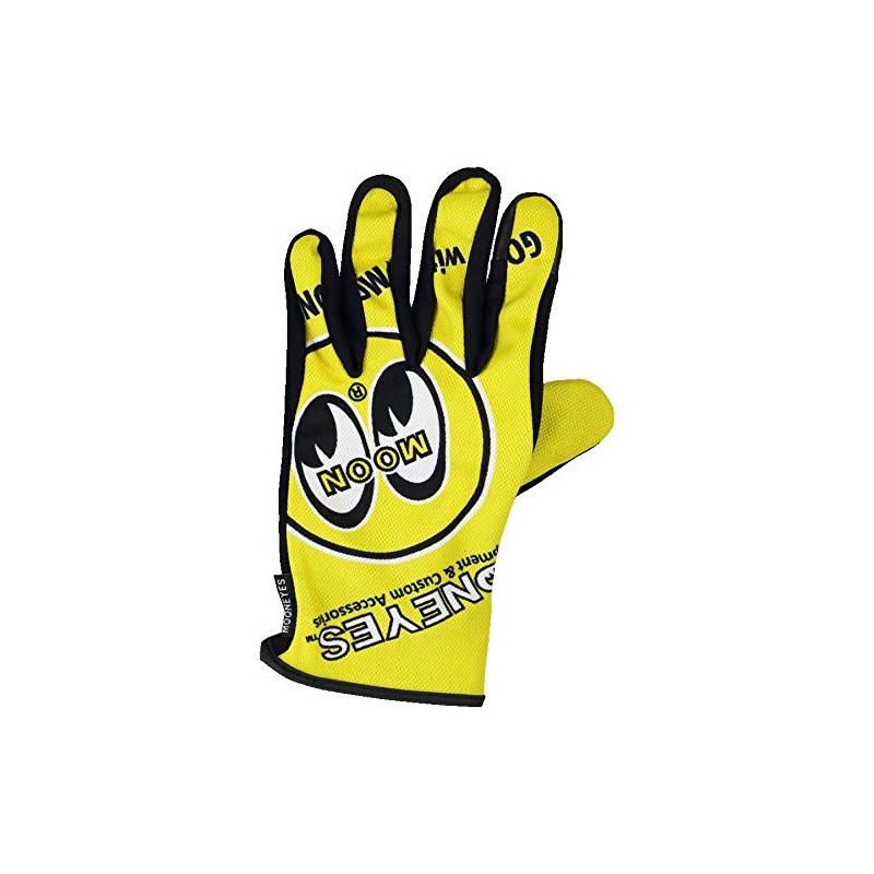 MOONEYES OMG-018 MESH GLOVE Mesh Gloves, Yellow, XL Size