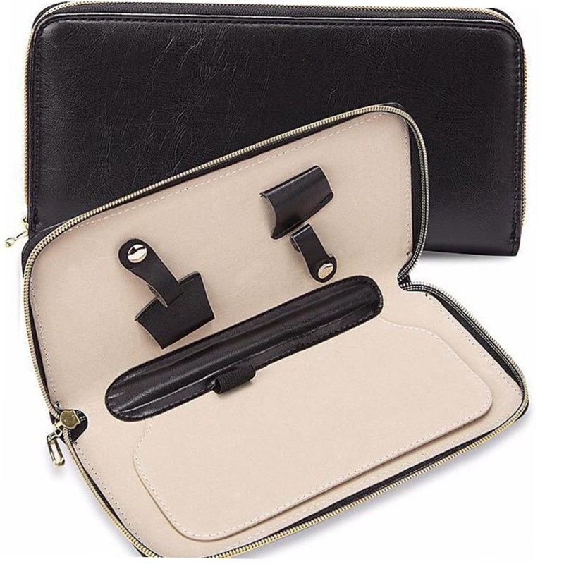 Healeved 2pieces Professional Scissor Bag Hair Scissors Storage Barber Hand