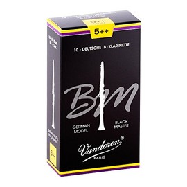 Vandoren CR187 Austrian Black Master Bb Clarinet Reeds (Strength 5++) (Pack of 10)