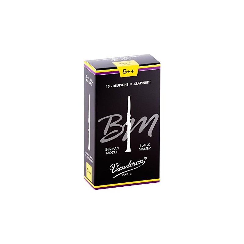 Vandoren CR187 Austrian Black Master Bb Clarinet Reeds (Strength 5++)