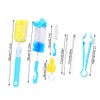 9 Cleaning Brushes, Pink Baby Bottle Cleaning Kit, Multipurpose Bottle