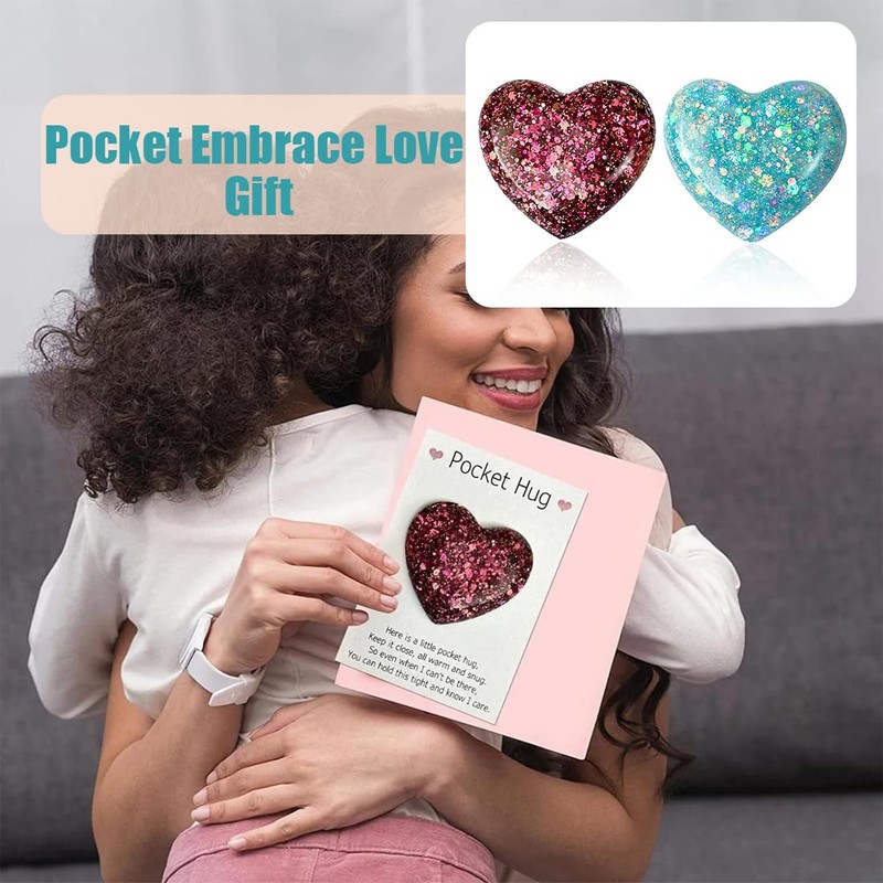 Heart Hug Pockets, Pack of 2, Pocket Hug Heart, Pocket
