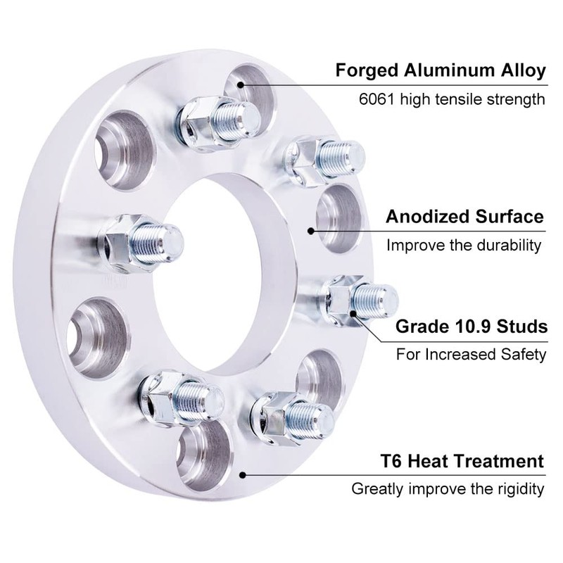 DCVAMOUS 4PC 6x135 to 6x5.5 Wheel Adapters 1 Inch with