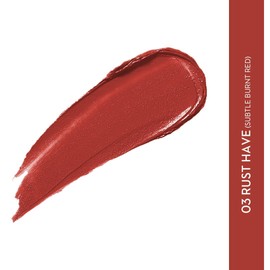 Cosmetics Nothing Else Matter Longwear Lipstick for Women | Lasts Up To 8+ Hours| Enriched with Vitamin E | 100% Vegan | 3.2gm - 03 Rust Have