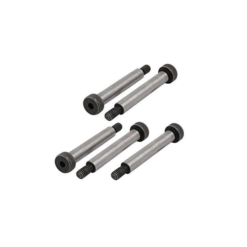 Sourcingmap 5pcs 40Cr Steel Shoulder Bolt 8mm Shoulder Dia 50mm