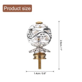 sourcing map Teapot Button Lid Knobs Tea Kettle Pot Cover Handle Knobs Lid Top Replacement for Teapot Teakettle Ceramic Pot Accessories Supplies, Silver White