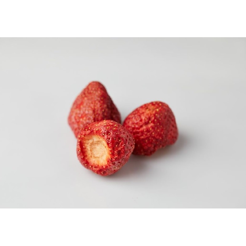Panfruit Organic Freeze-Dried Strawberries – Whole Fruit Snack, 4 Single