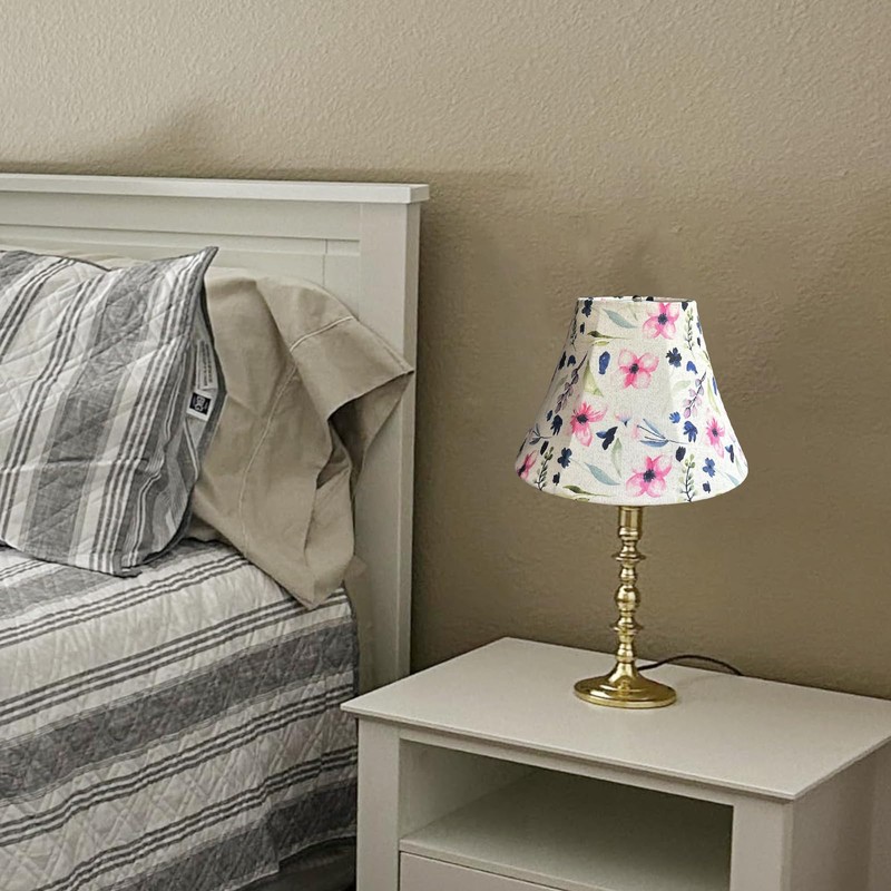 Bell Lamp Shades Set of 2, 6" Top x 12"