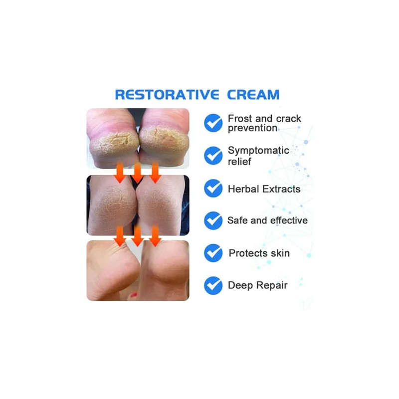 2×crema Reparadora Grietas Secas Y Talones For Pies Y Mano