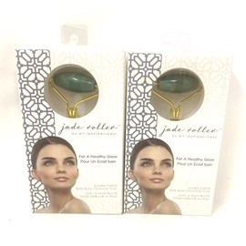 My Inspirations 2 Jade Roller by My Inspirations Double-Ended Skin Beautification Tool