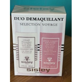 SISLEY CLEANSING DUO TRAVEL SELECTION CLEANSING MILK & FLORAL TONING LOTION