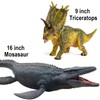 Lavesom 6PCS Jumbo Dinosaur Toy Set, Realistic Dinosaur Toys for