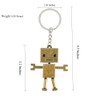 JILFR Robot Pendant Keychains, Cute Keychains, Large Key Ring, Special