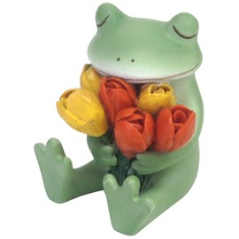 daikai copo frog with tulips