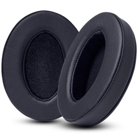 WC PadZ - The Ultimate Upgraded Earpads by Wicked Cushions - Compatible With Audio Technica, HyperX, SteelSeries Arctis & More - Extra Thick - Bigger Opening - Softer Memory Foam | (Black)