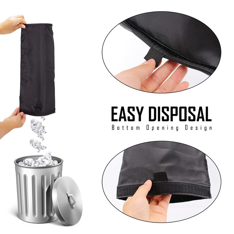 UTSAUTO 2 Pack Car Trash Bags Car Trash Can Washable