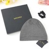 100% Mulberry Silk Bonnet for Sleeping Women Men, Real Silk