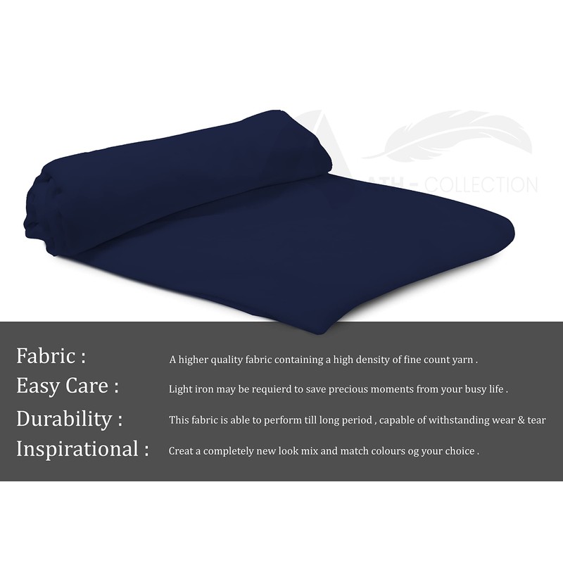 A ATH COLLECTION Egyptian Cotton Fitted Sheet 25 CM Extra