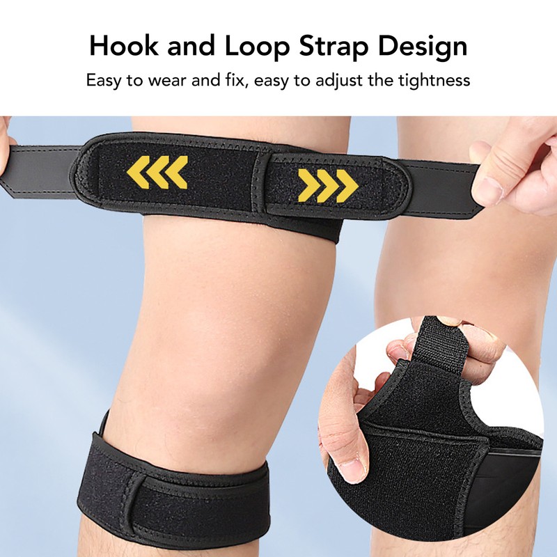 Knee Booster with 4 Springs Breathable Knee Brace Patellar Support