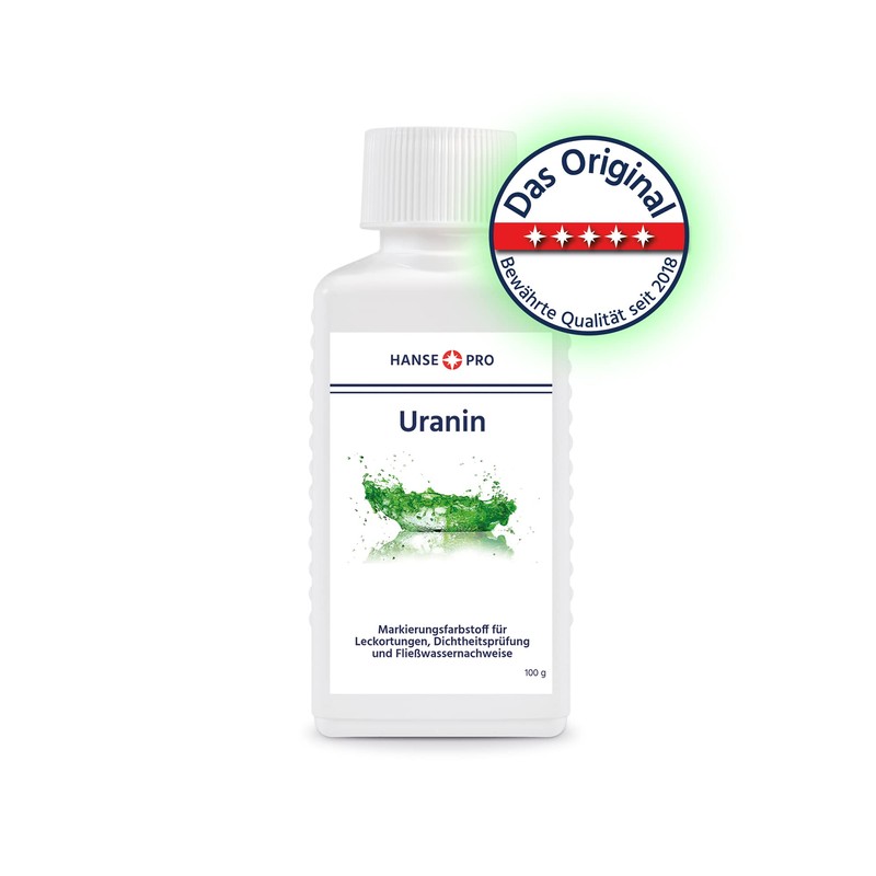 Hanse Pro Uranine, 1 x 100 g, Marking Dye, Leak