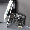 GLOTRENDS U3023 2-Port USB 3.0 PCIe Expansion Board, Compatible with